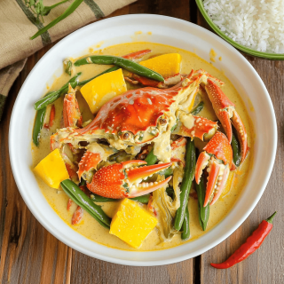 Authentic Ginataang Alimasag (Filipino Crab in Coconut Milk)