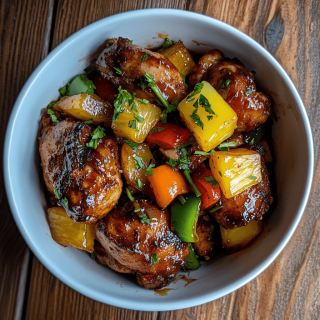 Hawaiian Chicken (Manok na Hawaiian)