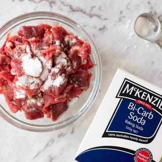 How to tenderise beef (velveting beef)