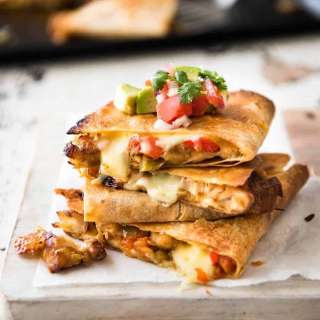 Oven Baked Chicken Quesadillas