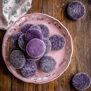 Filipino Ube Tea Cookies (Ube Shortbread Cookies)