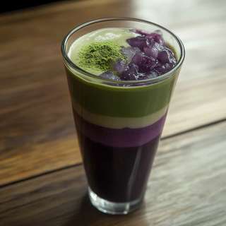 Ube Matcha Latte Recipe
