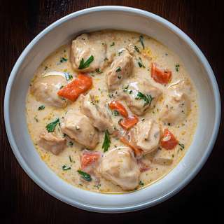 Creamy Chicken Pastel (Chicken Pot Pie Filipino Style)