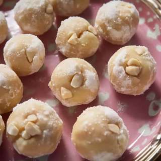 Filipino-Style Cashew Marzipan Balls