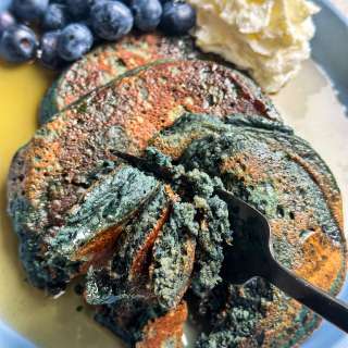 The Best Blender Blueberry Oatmeal Pancakes (No Dairy + Gluten-Free!)