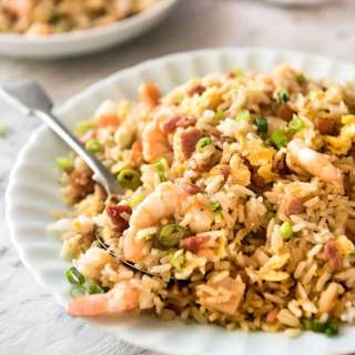 Chinese Fried Rice with Shrimp / Prawns