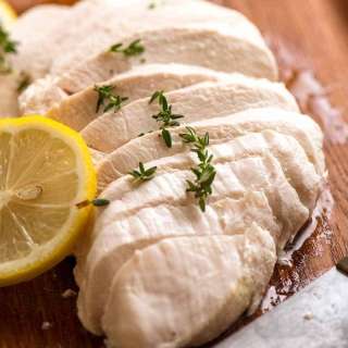 Poached Chicken - Foolproof, perfect, AMAZINGLY juicy breast