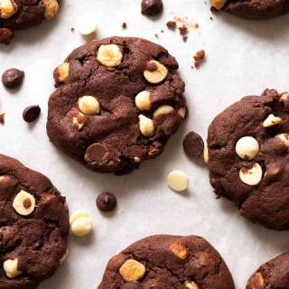 Outrageous Triple Chocolate Cookies