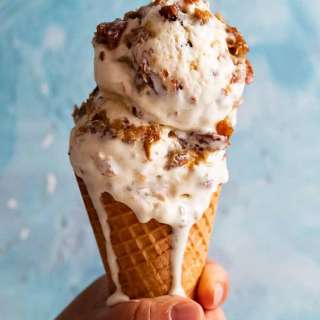 Rum raisin ice cream (easy, no ice cream maker!)