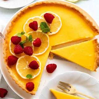 French Lemon Tart - Tarte au Citron