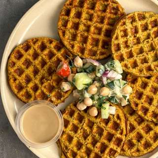 Falafel Waffles