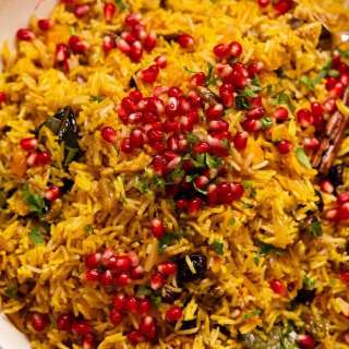 Jewelled rice pilaf