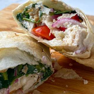Easy Air Fryer Crispy Chicken Wraps (Healthy Recipe)