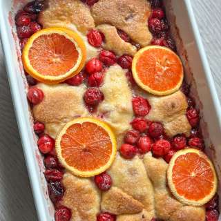 Easy Cranberry Orange Cream Dumplings