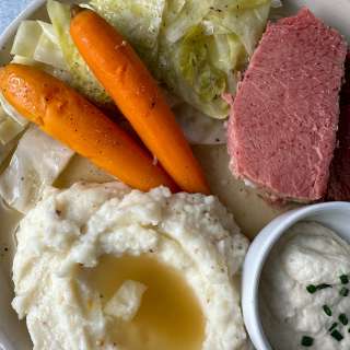 Crockpot Corned Beef and Cabbage