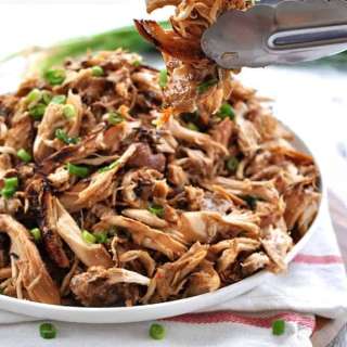 Slow Cooker Crispy Chinese Shredded Chicken