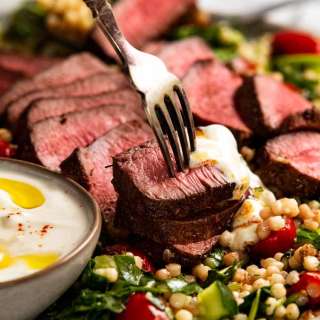 Moroccan lamb backstrap