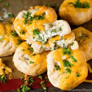 Spinach & Cheese Stuffed Biscuits