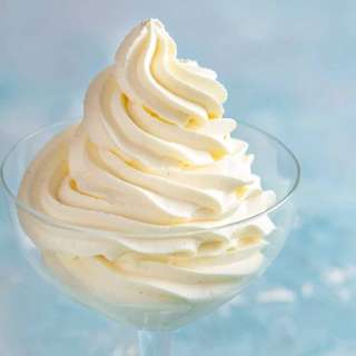 Whipped cream - with stabilised option