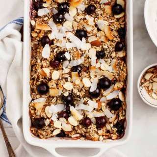 Blueberry Oatmeal Casserole