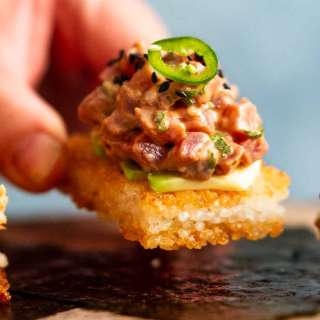Crispy rice with spicy tuna (Nobu copycat)