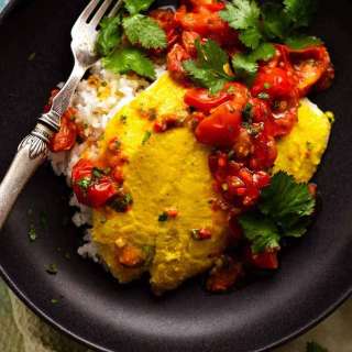 Golden Turmeric Fish (Indonesian baked fish recipe)