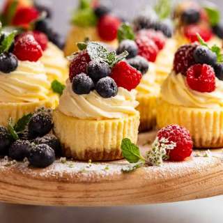 Mini cheesecakes
