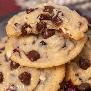 Cranberry Almond Chocolate Cookies