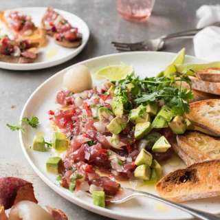 Tuna Tartare with Lychees