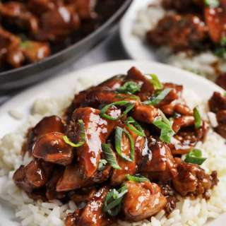 Sticky Bourbon Chicken