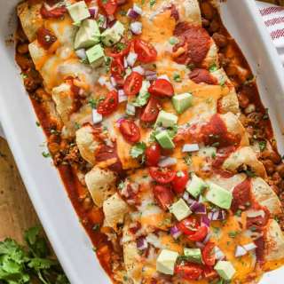 Ground Beef Enchiladas