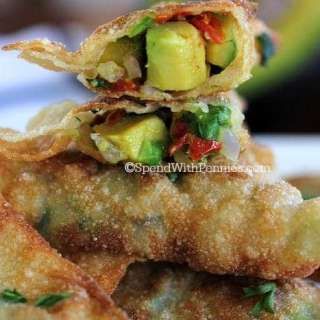 Crispy Avocado Wontons