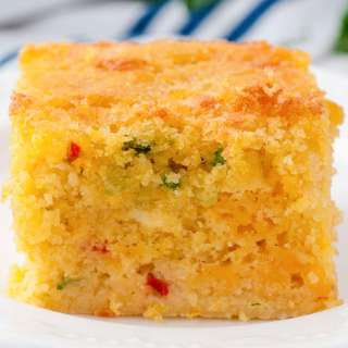 Mexican Cornbread with Cheese and Peppers