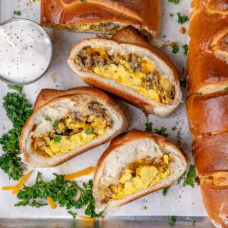 Breakfast Stromboli