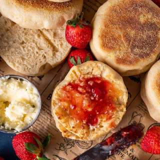 Sourdough Discard English Muffins