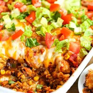 Taco Tater Tot Casserole