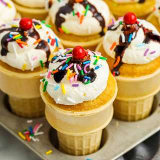 Ice Cream Cone Cupcakes