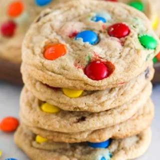 Easy M&M Cookies