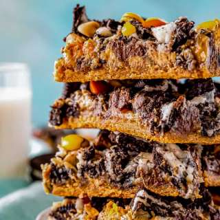 Peanut Butter Cookie Magic Bars