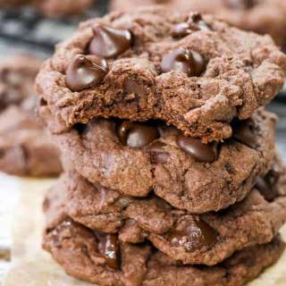 Chocolate Cake Mix Cookies