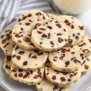 Chocolate Chip Shortbread Cookies