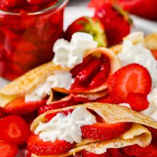Strawberry Crepes