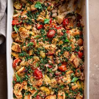 Tomato and White Bean Casserole
