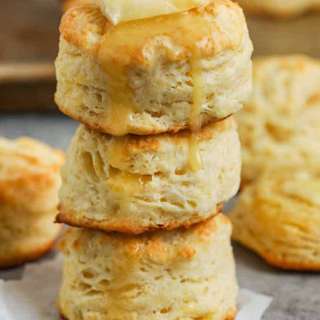 Flaky Homemade Buttermilk Biscuits