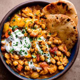 Braised Indian Chickpea Stew
