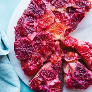 Vegan Blood Orange Upside-Down Cake