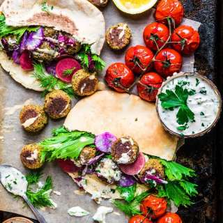 Tempeh & Walnut Falafel