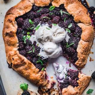 Vegan Blackberry Galette