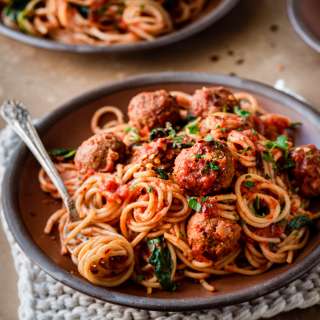 15-Minute Vegan Spaghetti and Meatballs