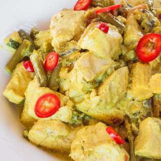 Coconut Ginger Chicken and Vegetables